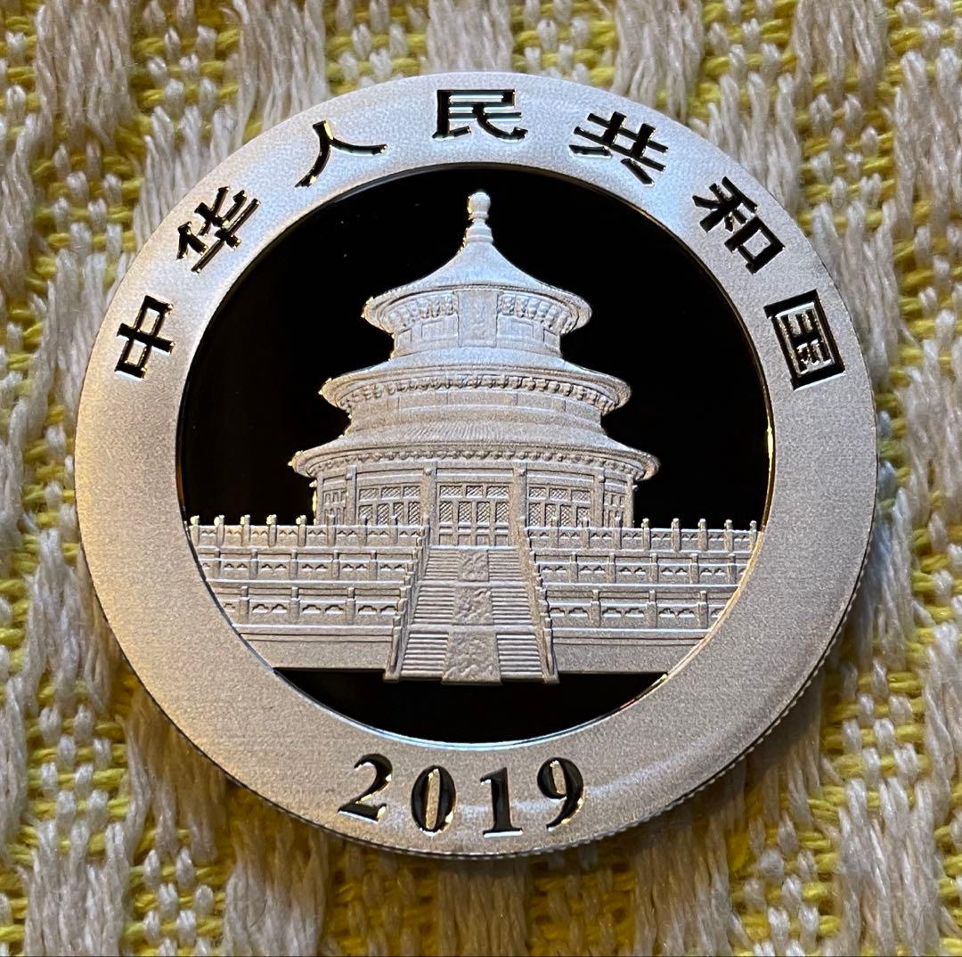 2019年 純銀 パンダ銀貨 30g 中国 10元 シルバー