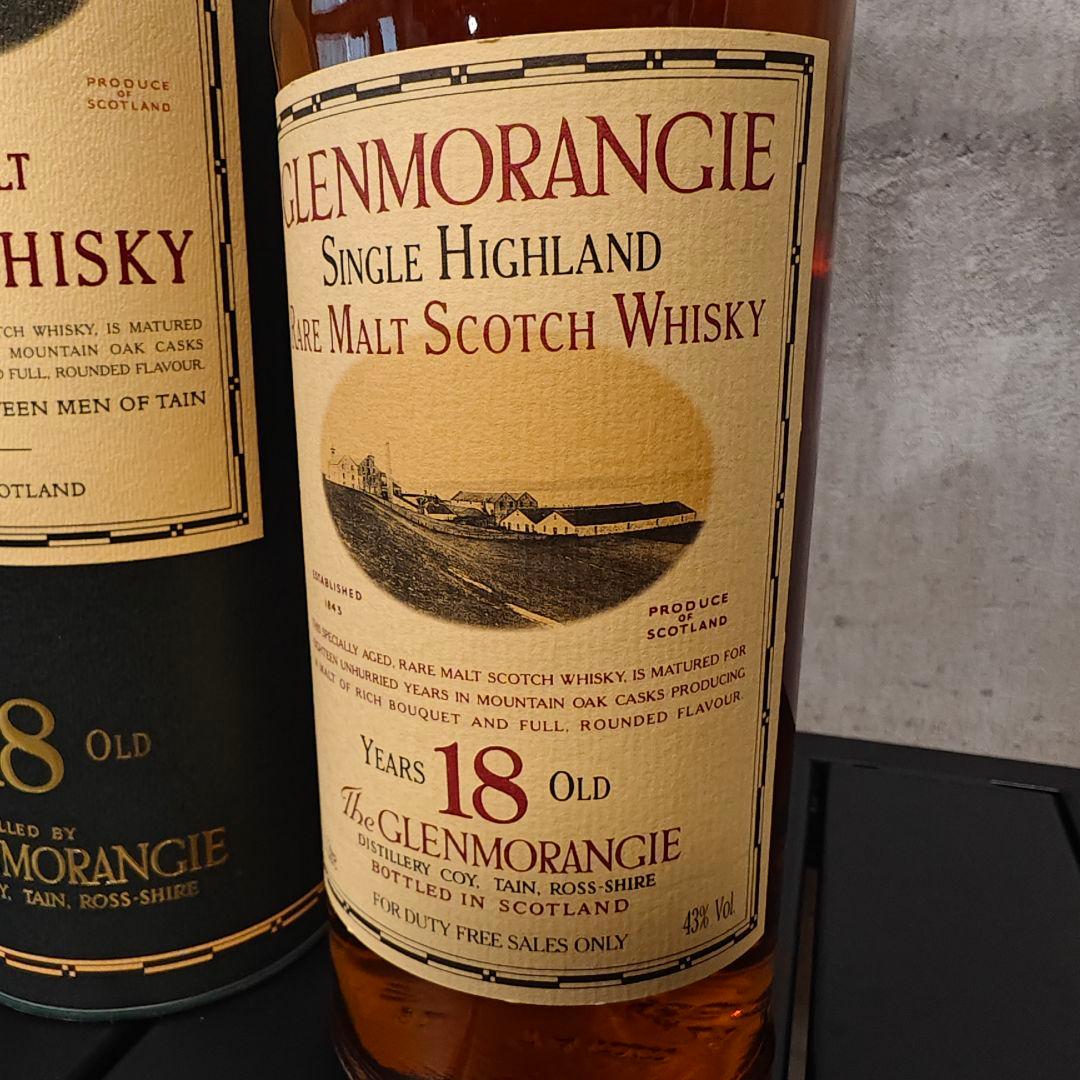 グレンモーレンジィ18年 1000ml シングルモルトウイスキー オールドボトル