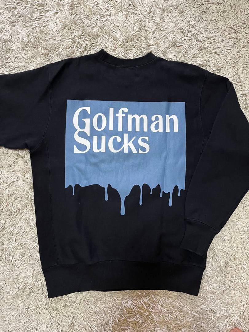 Golfickers Golfman Sucks スウェット M ブラック
