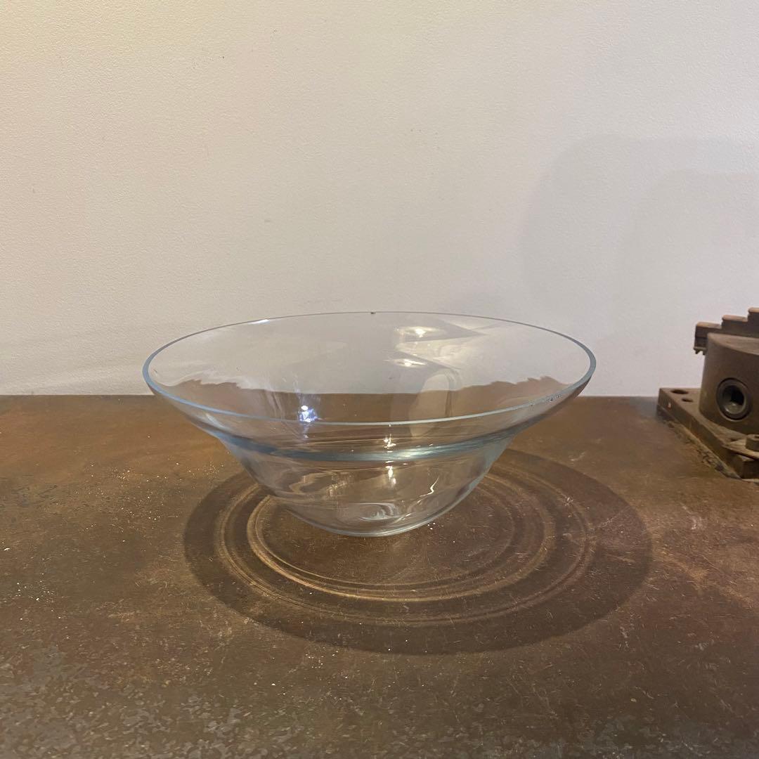 真鍮製天使の土台 ガラス 水盤 ボウル コンポート アンティーク