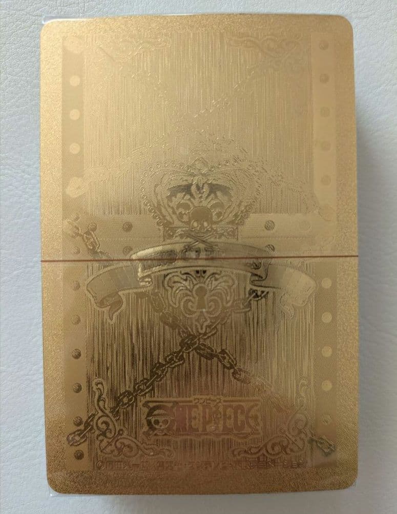 【未使用】ワンピース ONE PIECE ゴールドトランプ エンスカイ