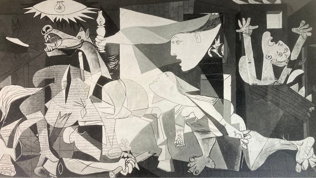 【真作】パブロ・ピカソ「ゲルニカ」大判リトグラフ 300部限定 あずま工芸 版画
