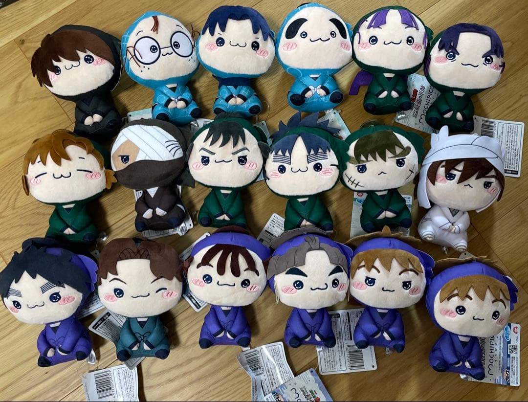 忍たま乱太郎　もちぴこ　ぬいぐるみ　全18種