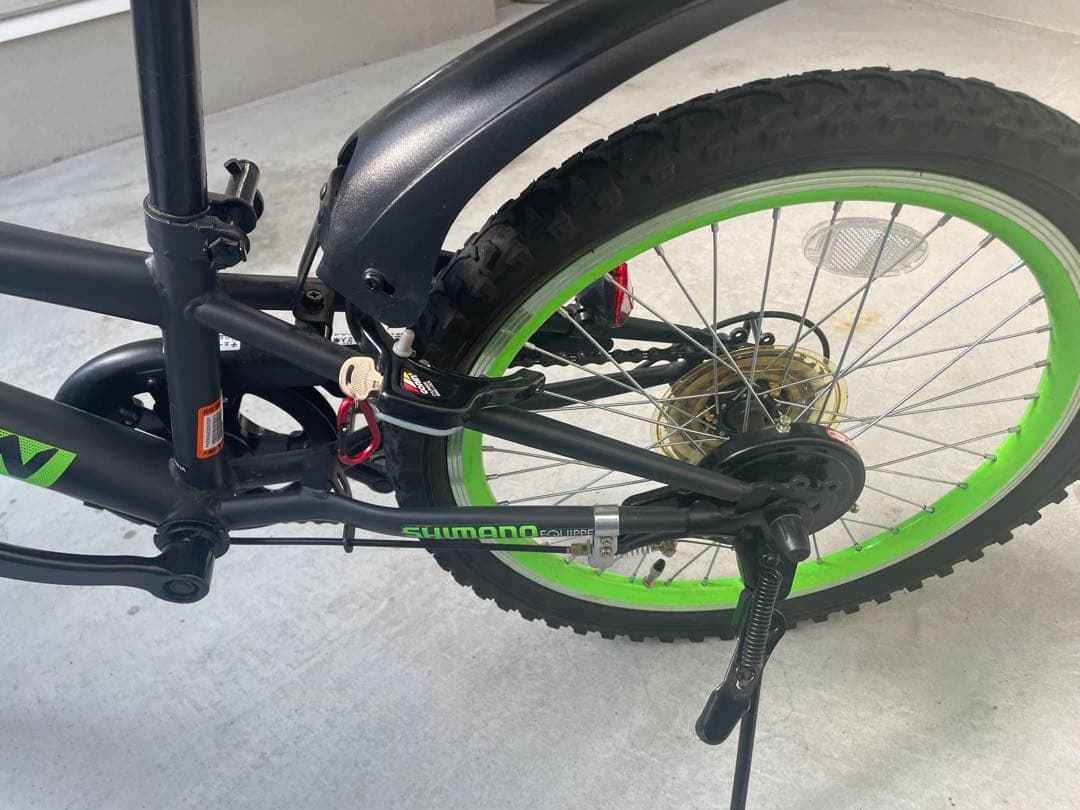 【美品】X-Fusion MT20 キッズ自転車 20インチ ブラック/グリーン