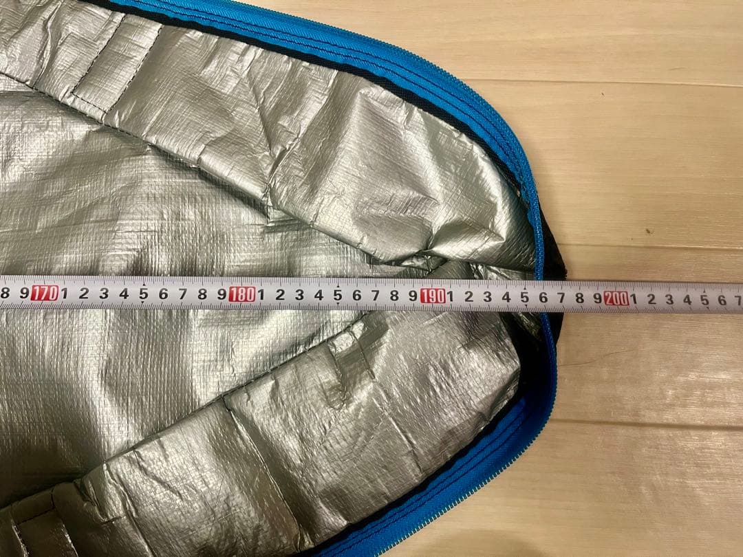 FCS サーフボードケース 黒/銀