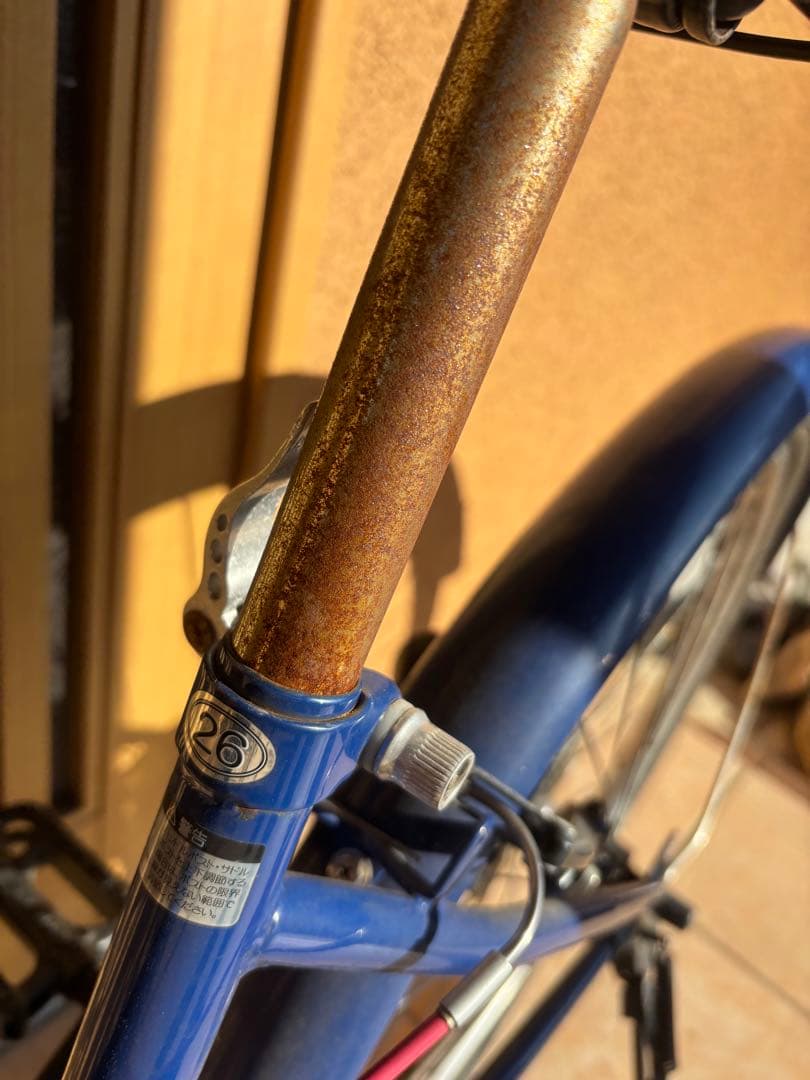 【訳あり】Ford フォード 折りたたみ自転車 26インチ ブルー 街乗り