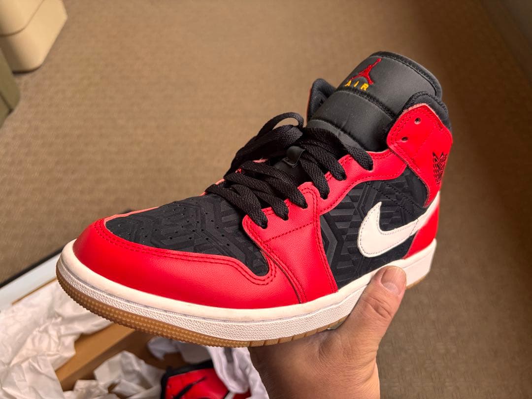 極美品★エアジョーダン1★MID 黒赤27.5cm/9.5