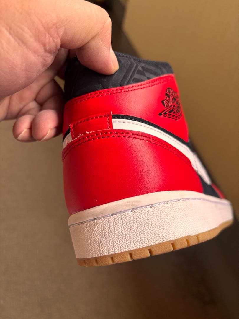 極美品★エアジョーダン1★MID 黒赤27.5cm/9.5