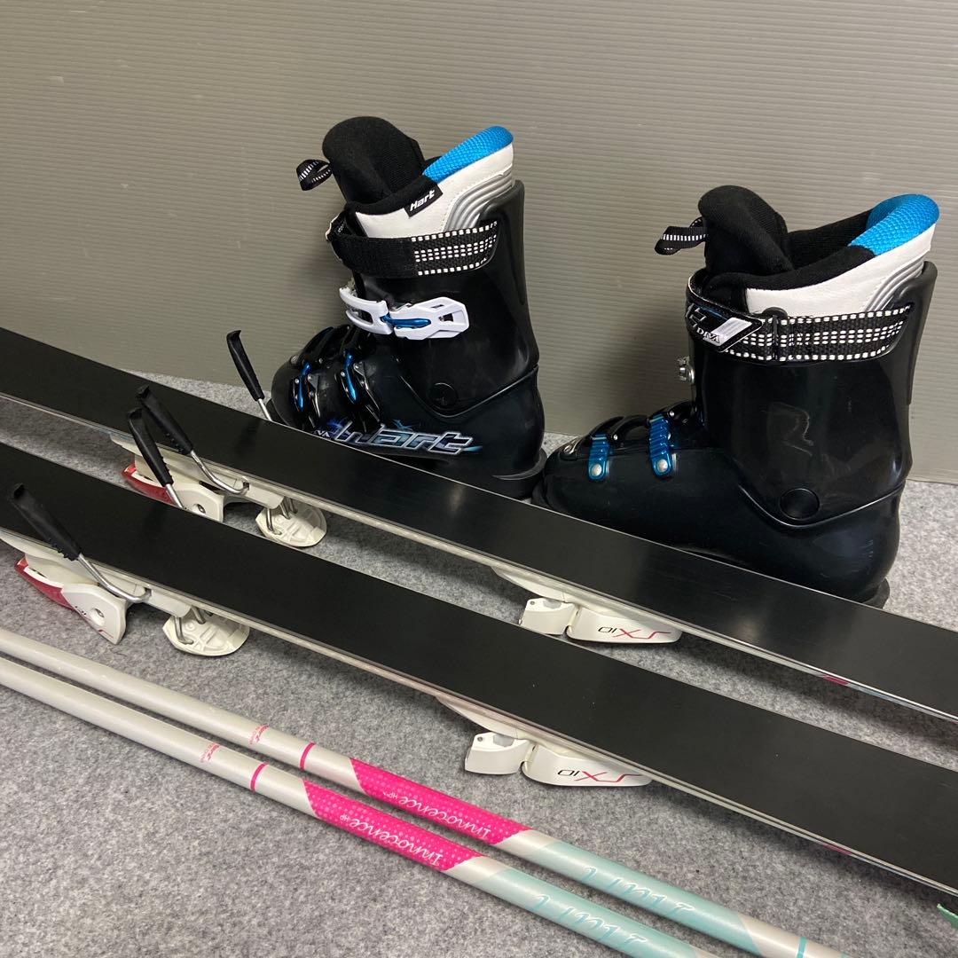 ★メンテナンス済　大人スキーセット　板145cm ブーツ 25cm