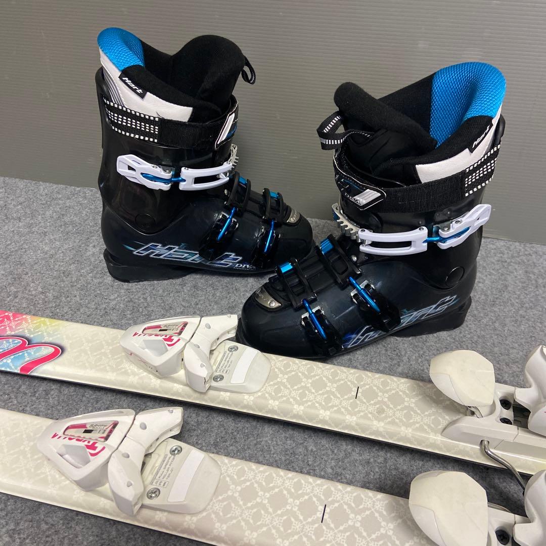 ★メンテナンス済　大人スキーセット　板145cm ブーツ 25cm