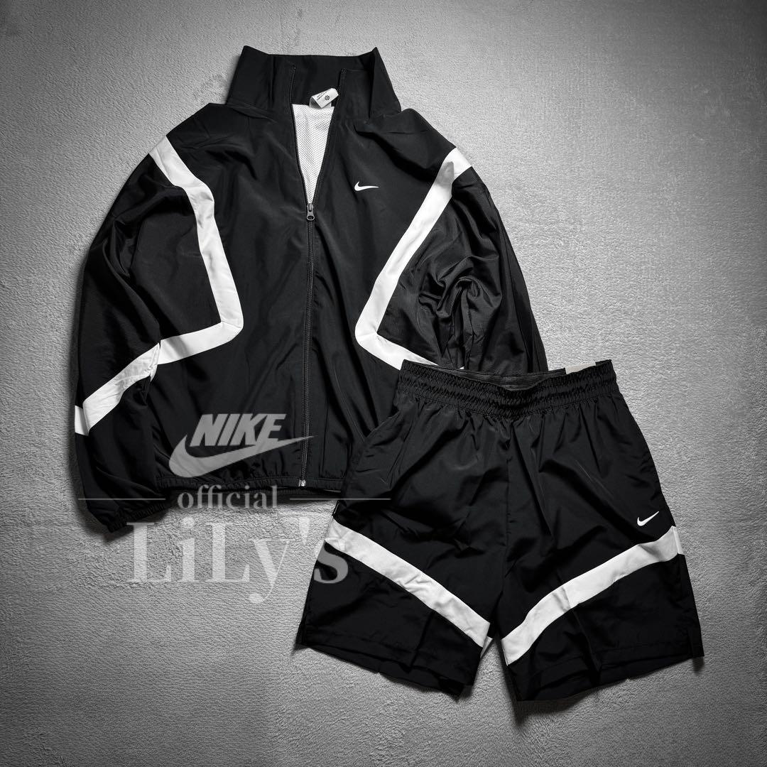 【Ｓサイズ】新品未使用　NIKE上下セットアップ　ウーブン　バスケ　黒　ナイキ