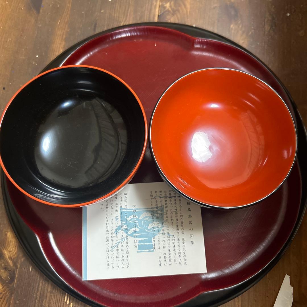 能登半島　輪島塗　特選夫婦椀　希少品　輪島漆器