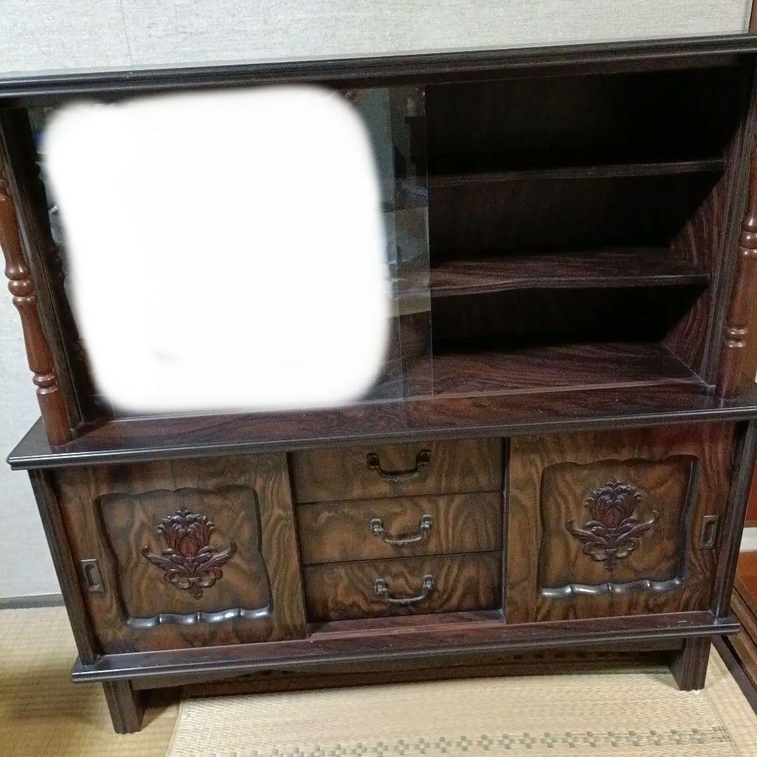 茶箪笥 飾り棚 和箪笥 飾り台 昭和レトロ アンティーク