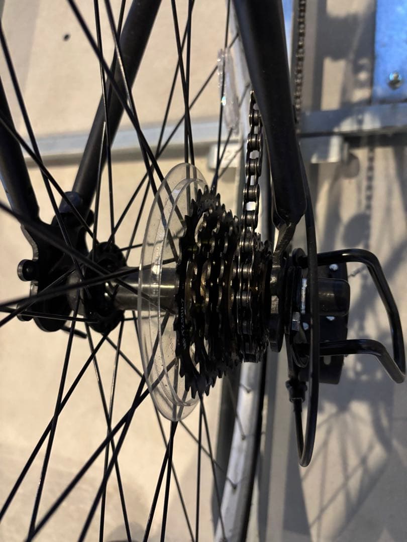 ブラック クロスバイク アルミフレーム　トヒロトトロさん専用