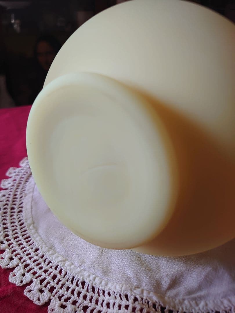 Fenton フェントン社製バーミーズグラス ヴァセリン フラワーベース