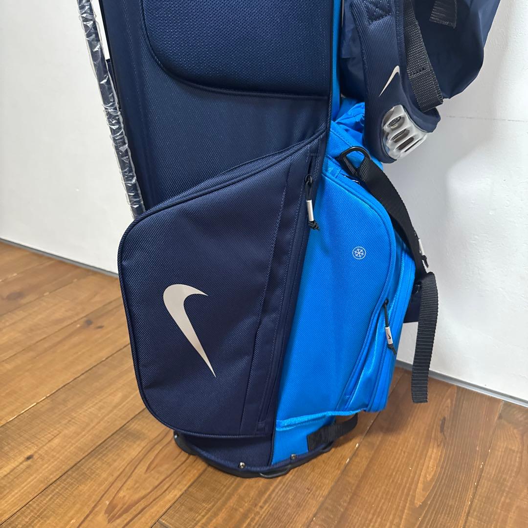 ナイキ　スタンド式　キャディバッグ　ブルー