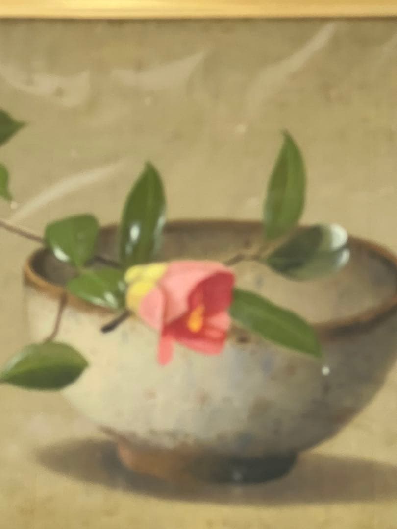 Kuki S. 花瓶と花の日本画