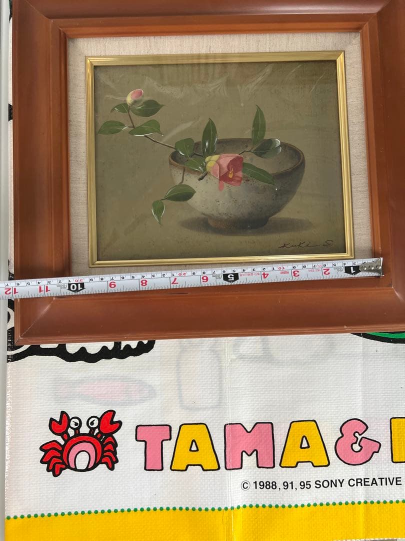 Kuki S. 花瓶と花の日本画