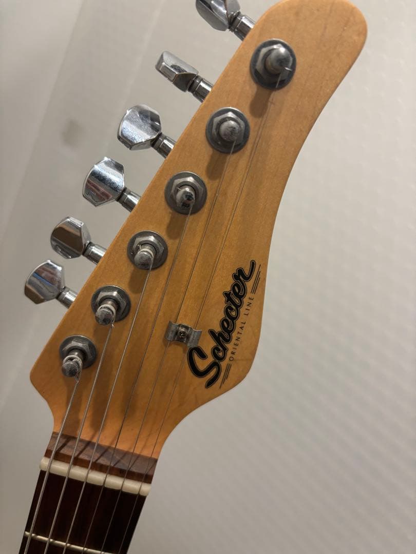 Schecter エレキギター 青 ストラトキャスター