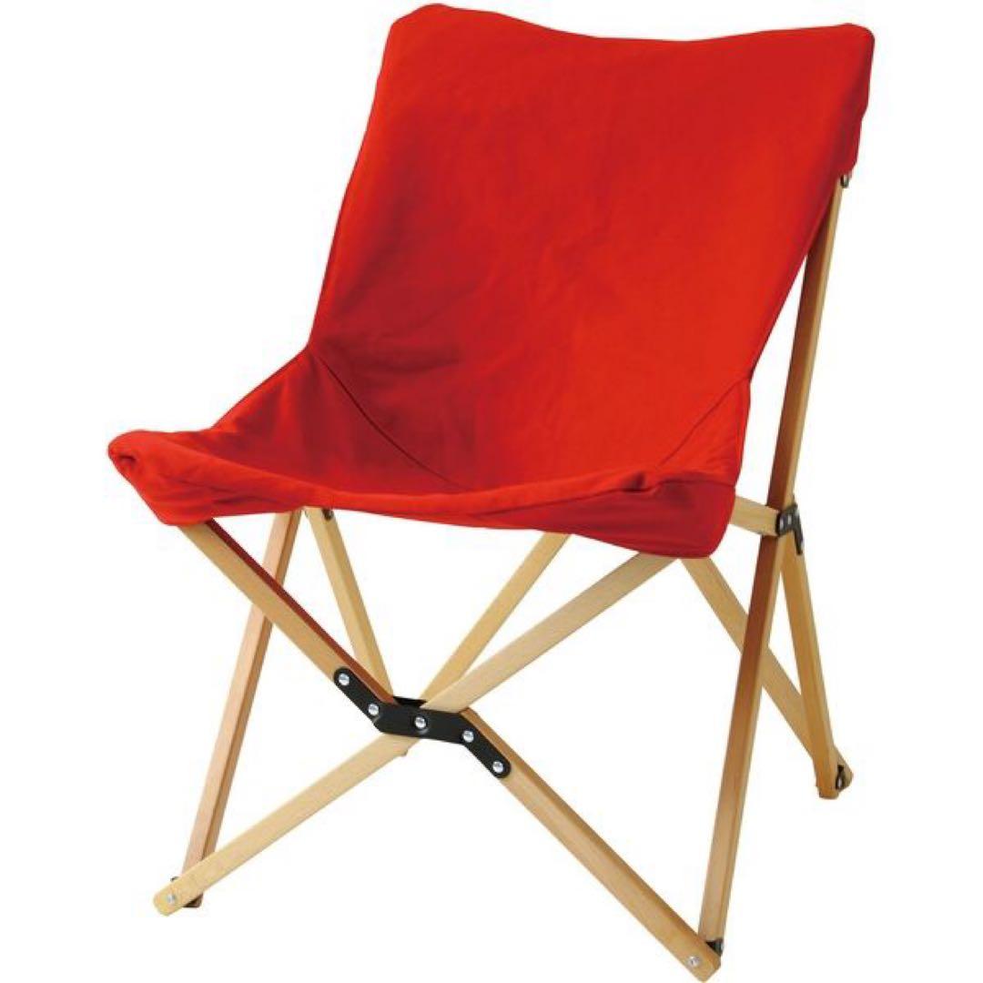 スパイス バカンス 折りたたみチェア レッド