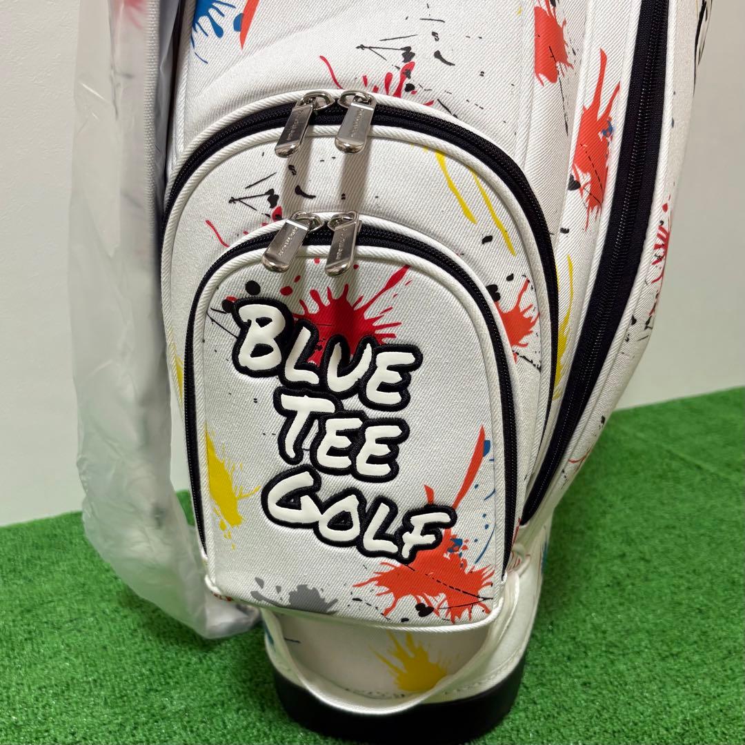 BLUE TEE GOLF デニムキャディバッグ フード・ヘッドカバー付き