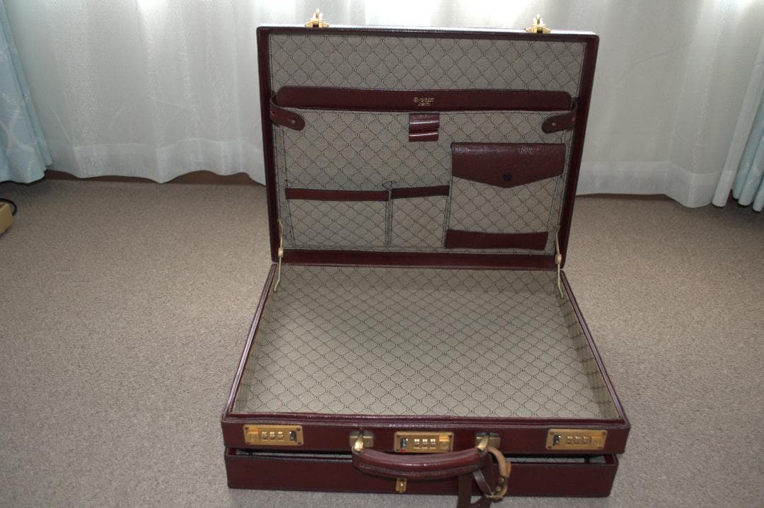 ◆本革アンティークトランクケース★ダークブラウン ★新品★◆