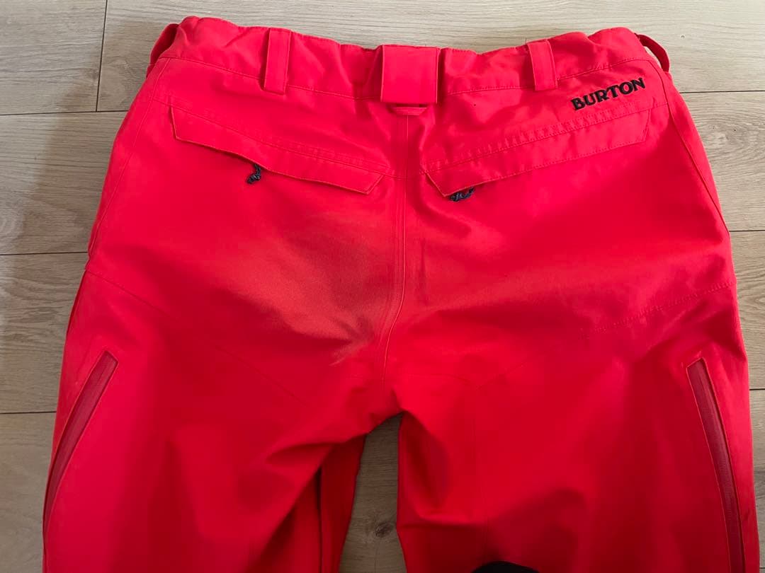 BURTON GORE-TEX スノーボードパンツ Lサイズ レッド