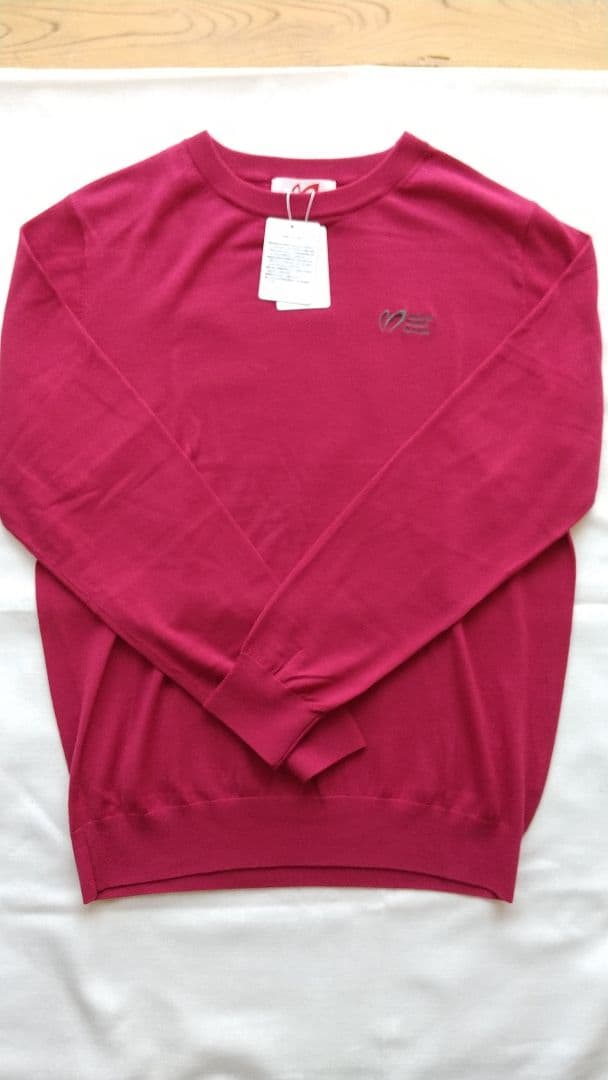 新品未使用 パーリーゲイツ マスターバニー W100%薄手セーター