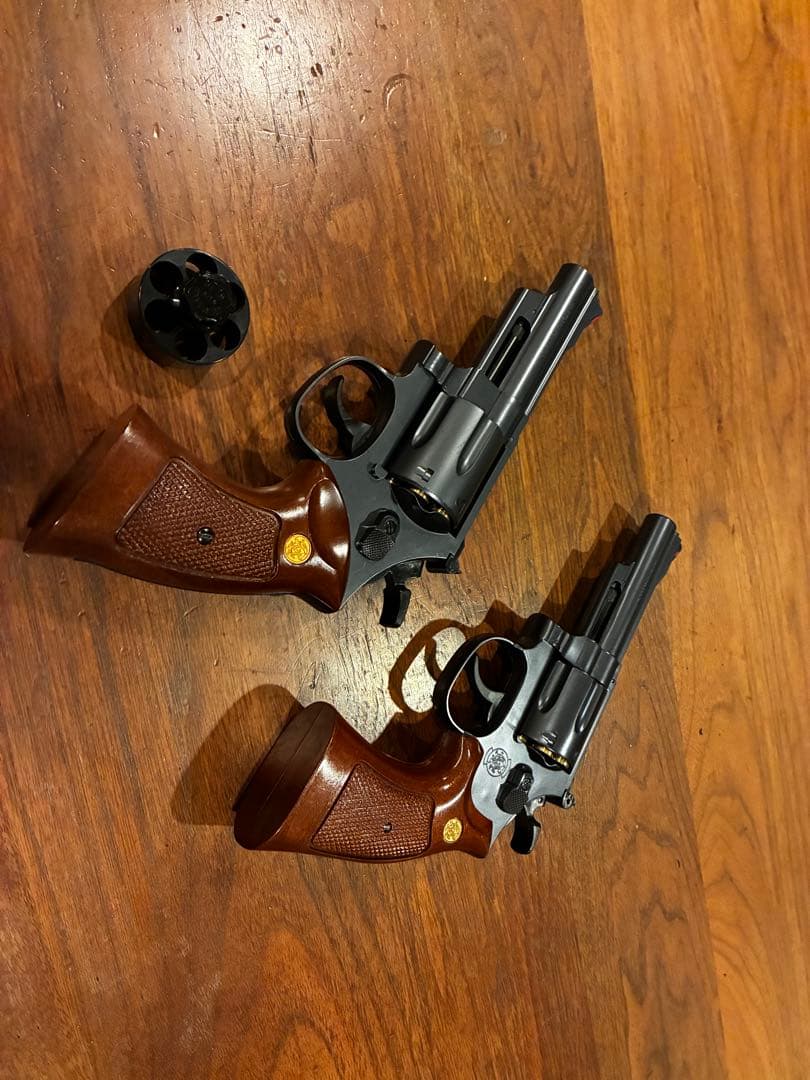 【金曜まで】クラウンモデルM29M19 2丁＋金属カート＋スピードローダーセット