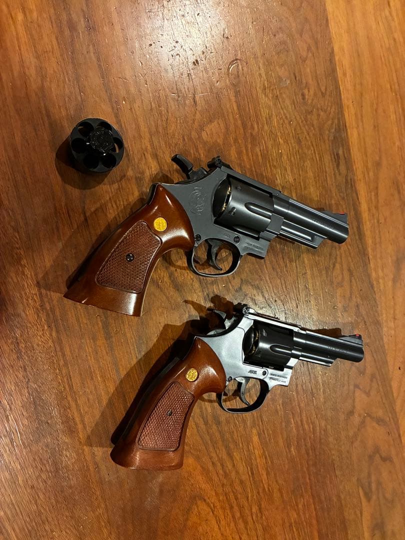 【金曜まで】クラウンモデルM29M19 2丁＋金属カート＋スピードローダーセット