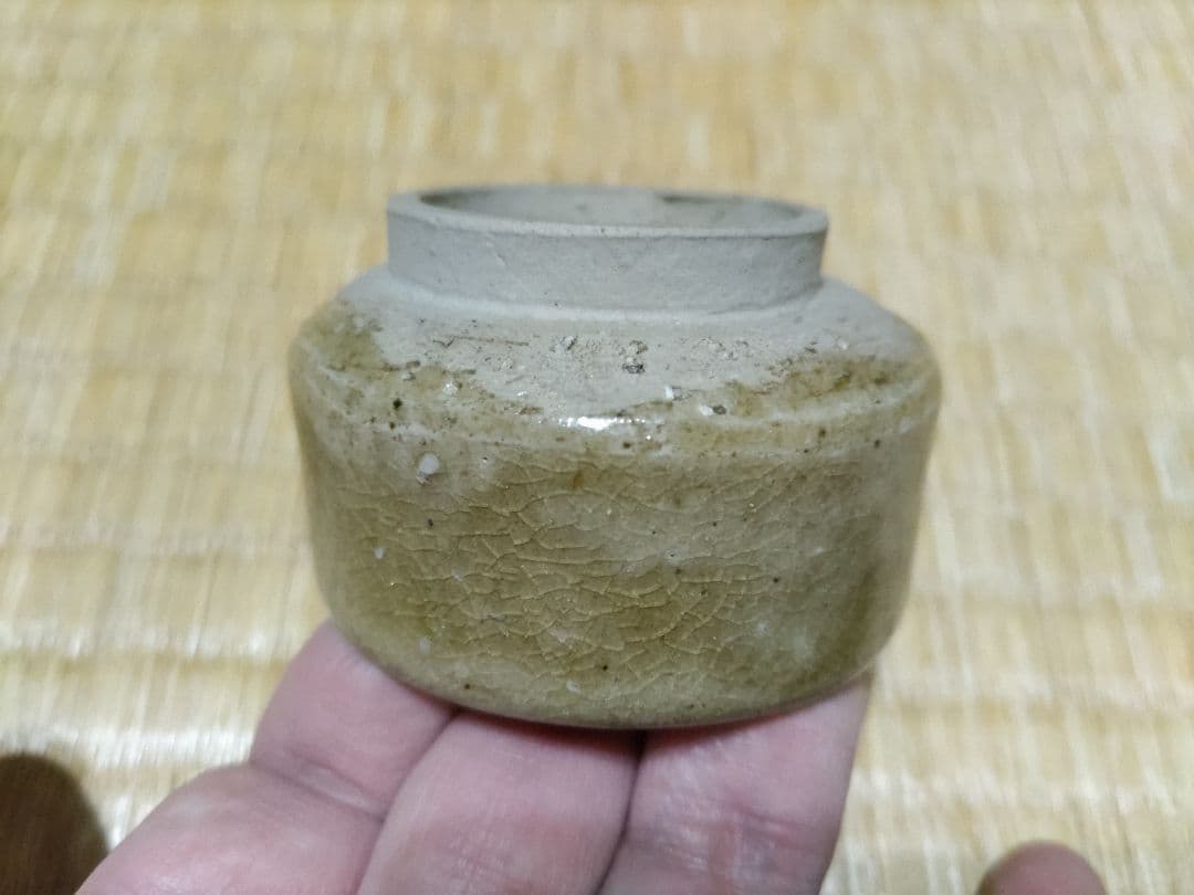 平安 東福寺 盆栽鉢 豆鉢 酒盃 京焼 珍品！ 無傷完品　角印　初代東福寺か？