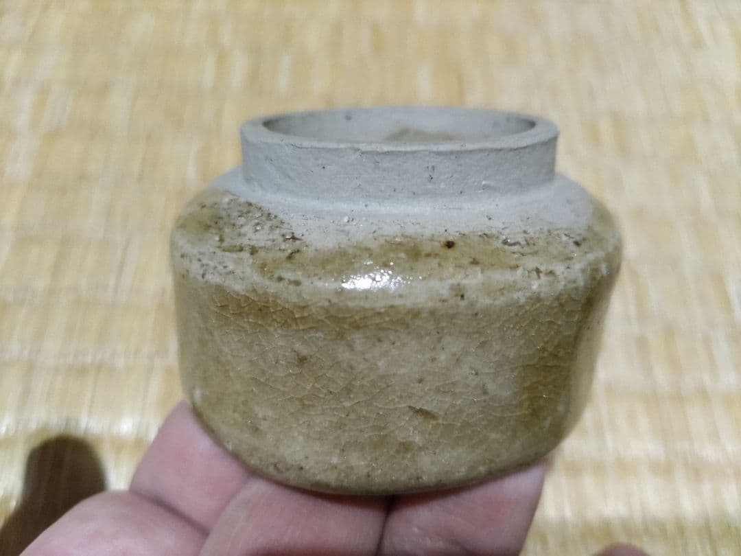 平安 東福寺 盆栽鉢 豆鉢 酒盃 京焼 珍品！ 無傷完品　角印　初代東福寺か？