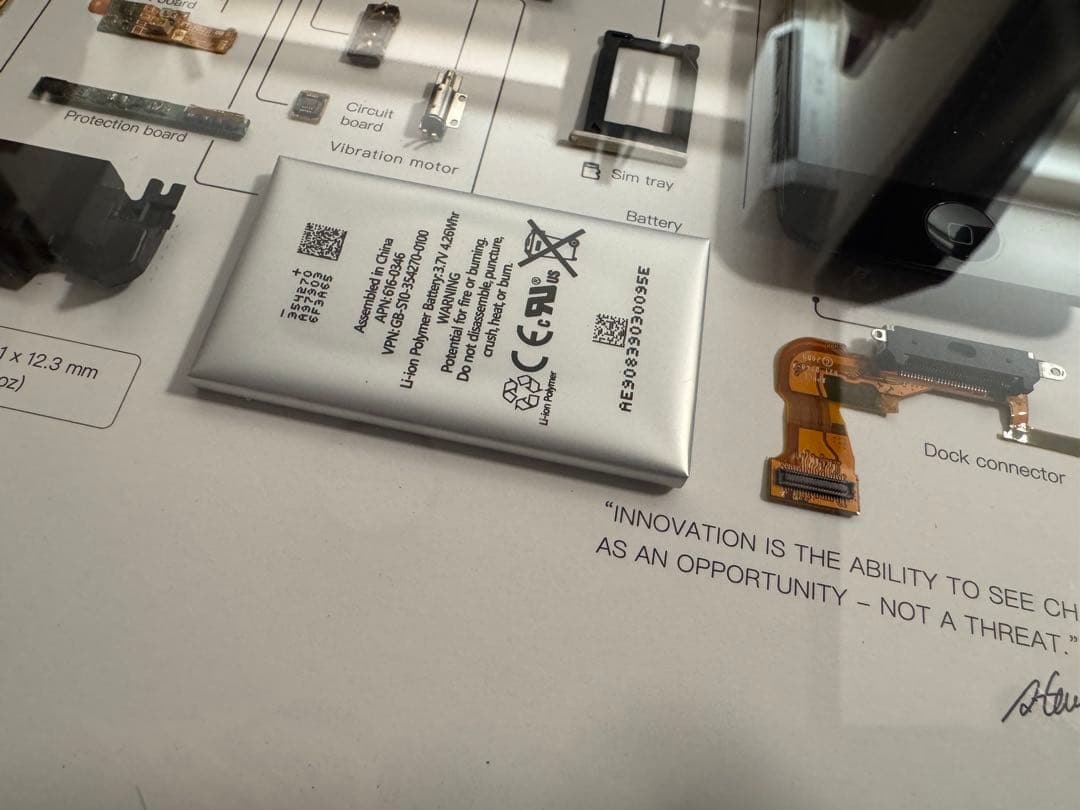 【GRID】 アップルiPhone 3Gホワイト分解標本フォトフレームApple