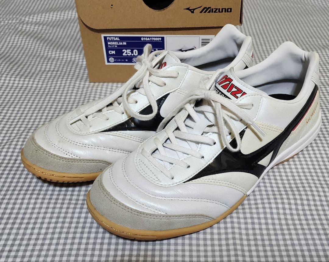 【屋内用25.0cm】Mizuno Morelia フットサルシューズ 超美品