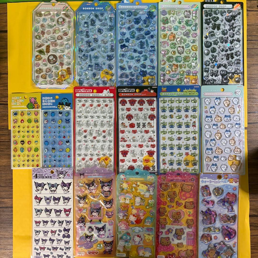 【正規品】ボンボンドロップシール　各種16枚セット