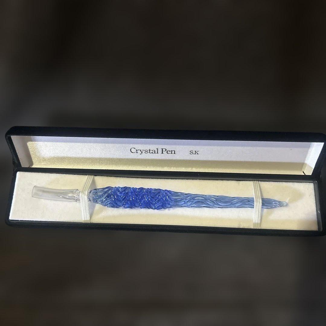 ガラスペン　菅 清風 〔清風:せせらぎブルー〕