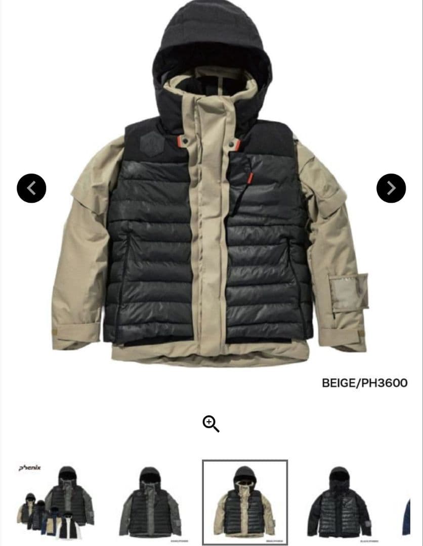 使用頻度少phenixフェニックス　スキージャケット　 サイズM