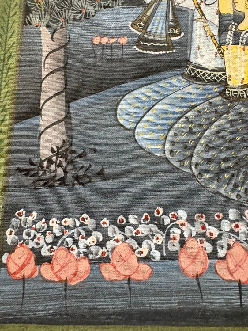 インドミニアチュール　手書き　細密画