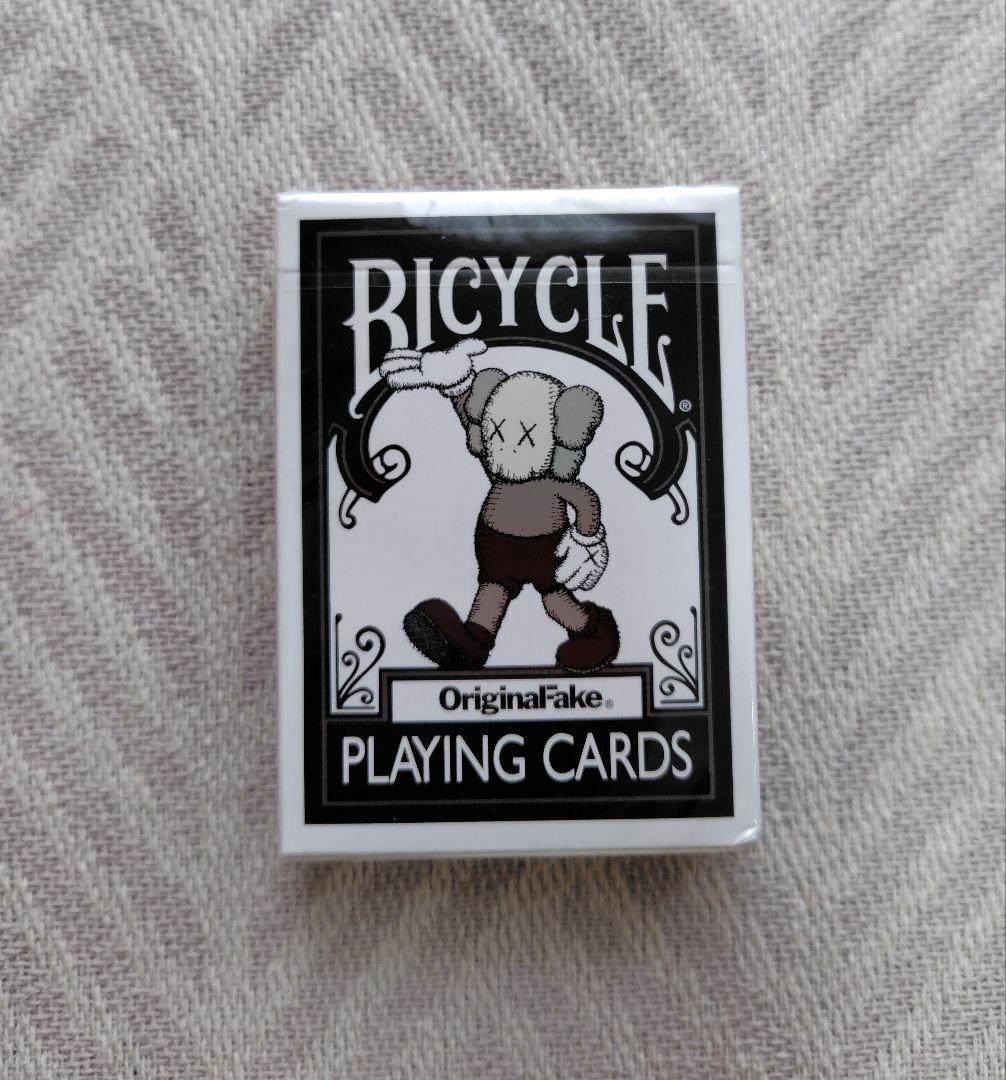 非売品　OriginalFake KAWS Bicycle トランプ　ブラック