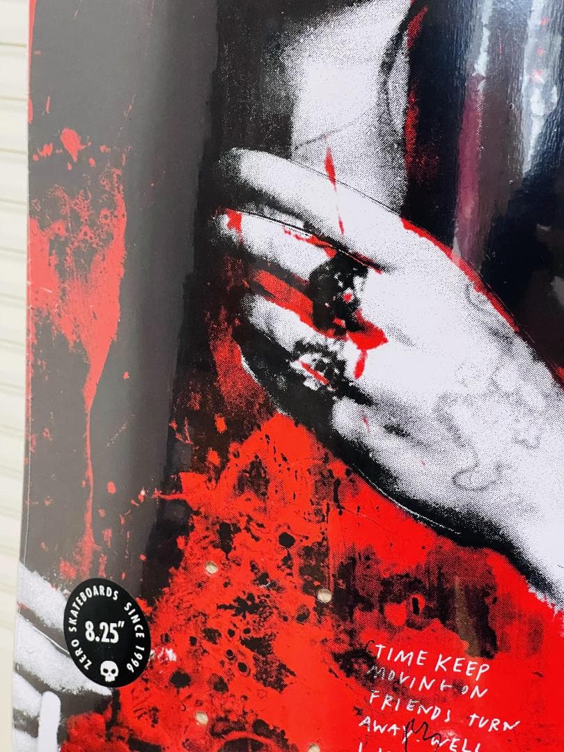 台湾製無地黒デッキテープ付き　ZERO ゼロ スケートボード8.25デッキ