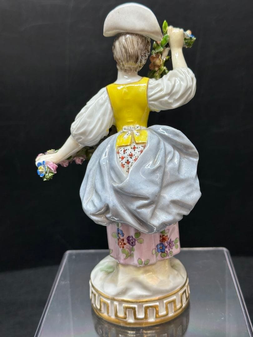 マイセン　ガーデナーの恋人たち　高さ17cm トエカ　東ゆ7-0317⭐︎2F