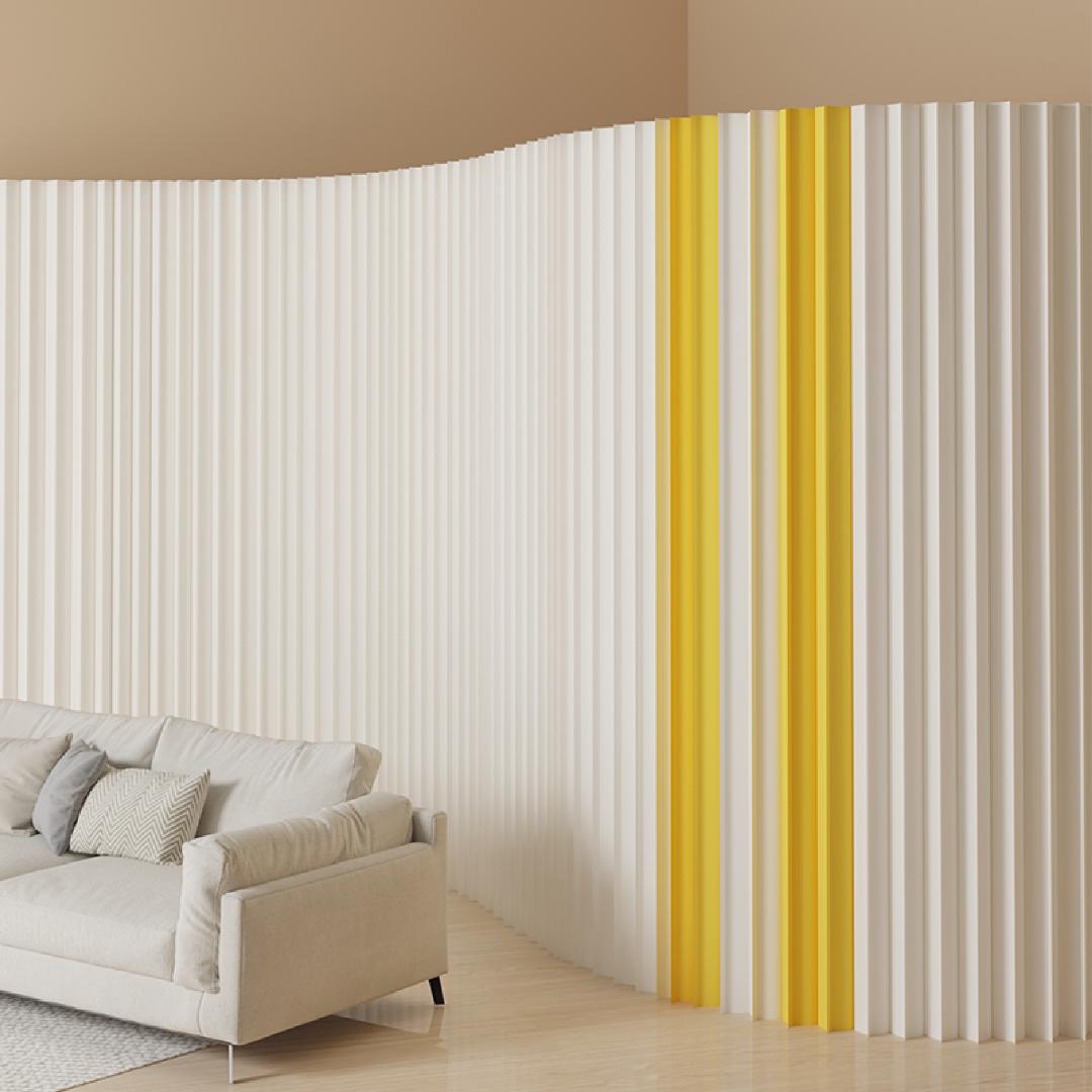 イエローバンドタイプ パーテーション 間仕切り高さ2ｍ長さ3-4ｍ折りたたみ