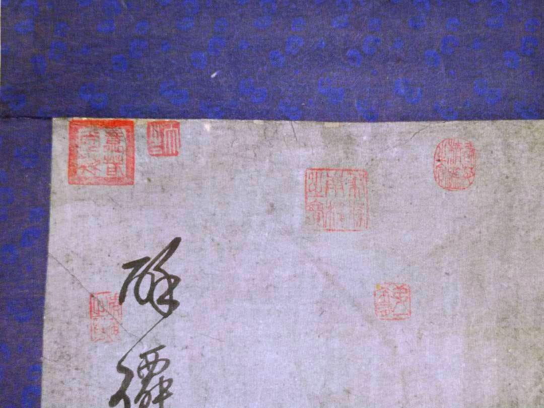 ♥古い　掛軸　中国　人物　②　掛け軸　骨董　古玩　中国画