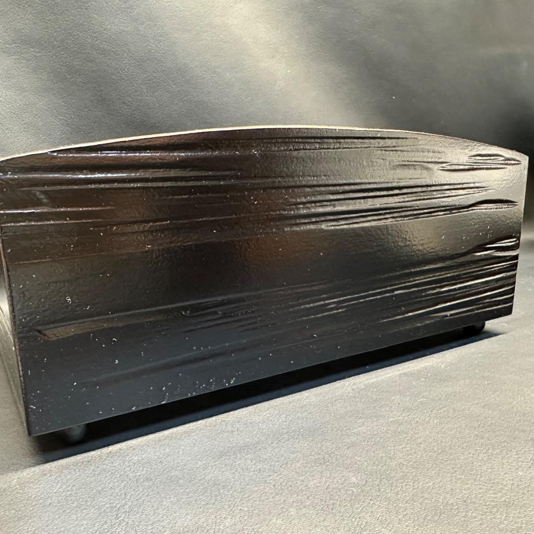 ♡Eb左1011 未使用保管品 粒足煙草盆 川端近左作 共箱 在印 在銘 茶道具