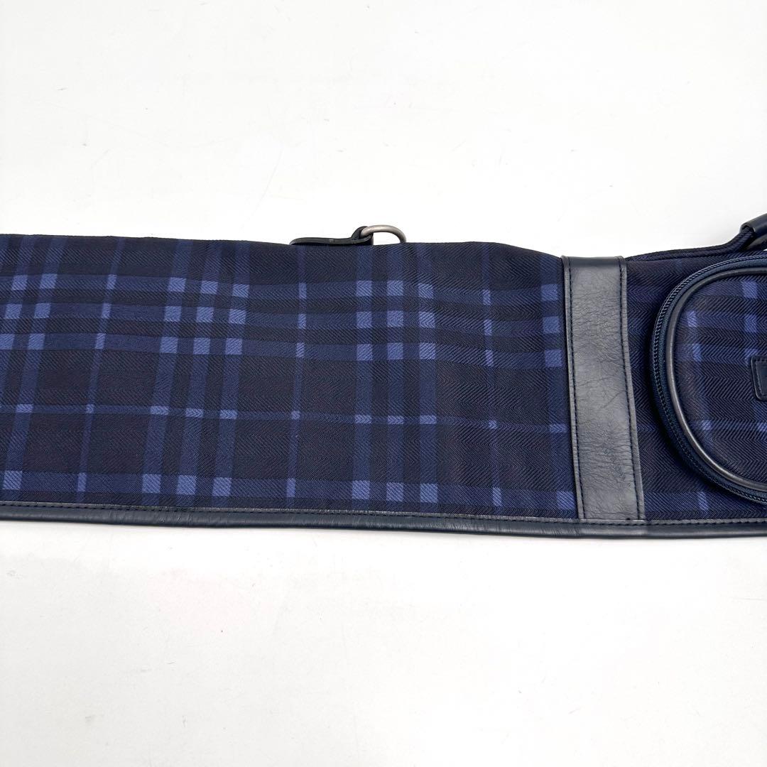 BURBERRY GOLF ノバチェック クラブケース 練習用 ナイロン 紺
