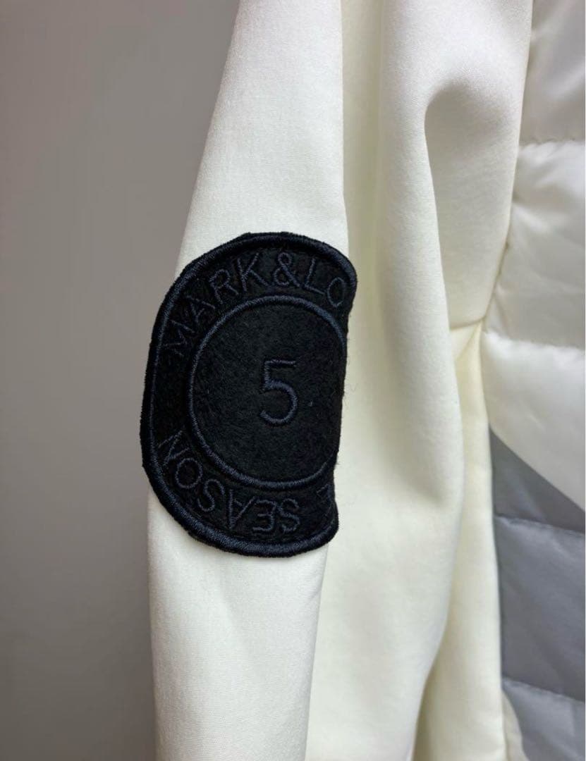 新品★MARK&LONA マークアンドロナ 中綿 ジップジャケット 総柄 LL