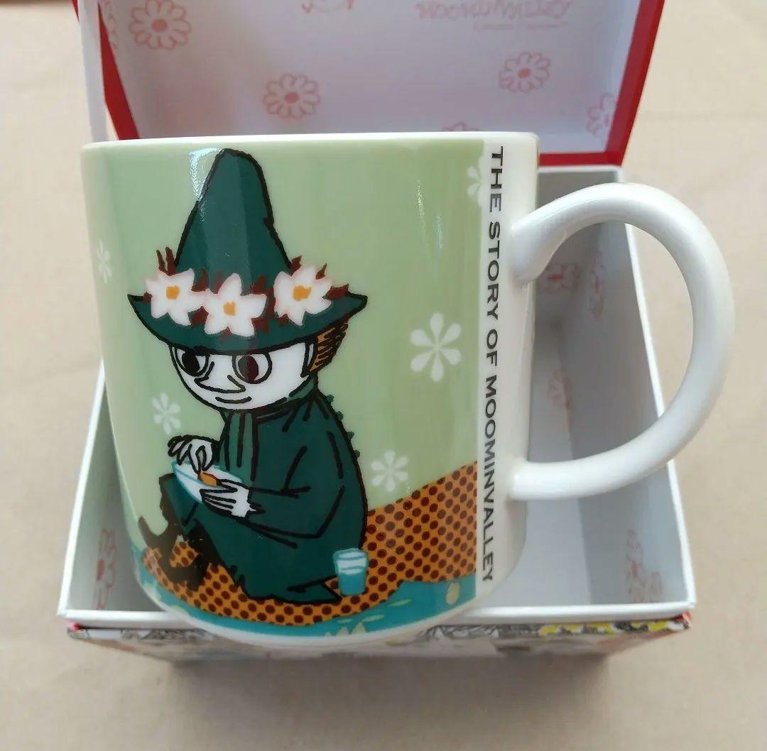 未使用 MOOMIN マグ カラーBox入り スナフキン ミイ フローレン２個組