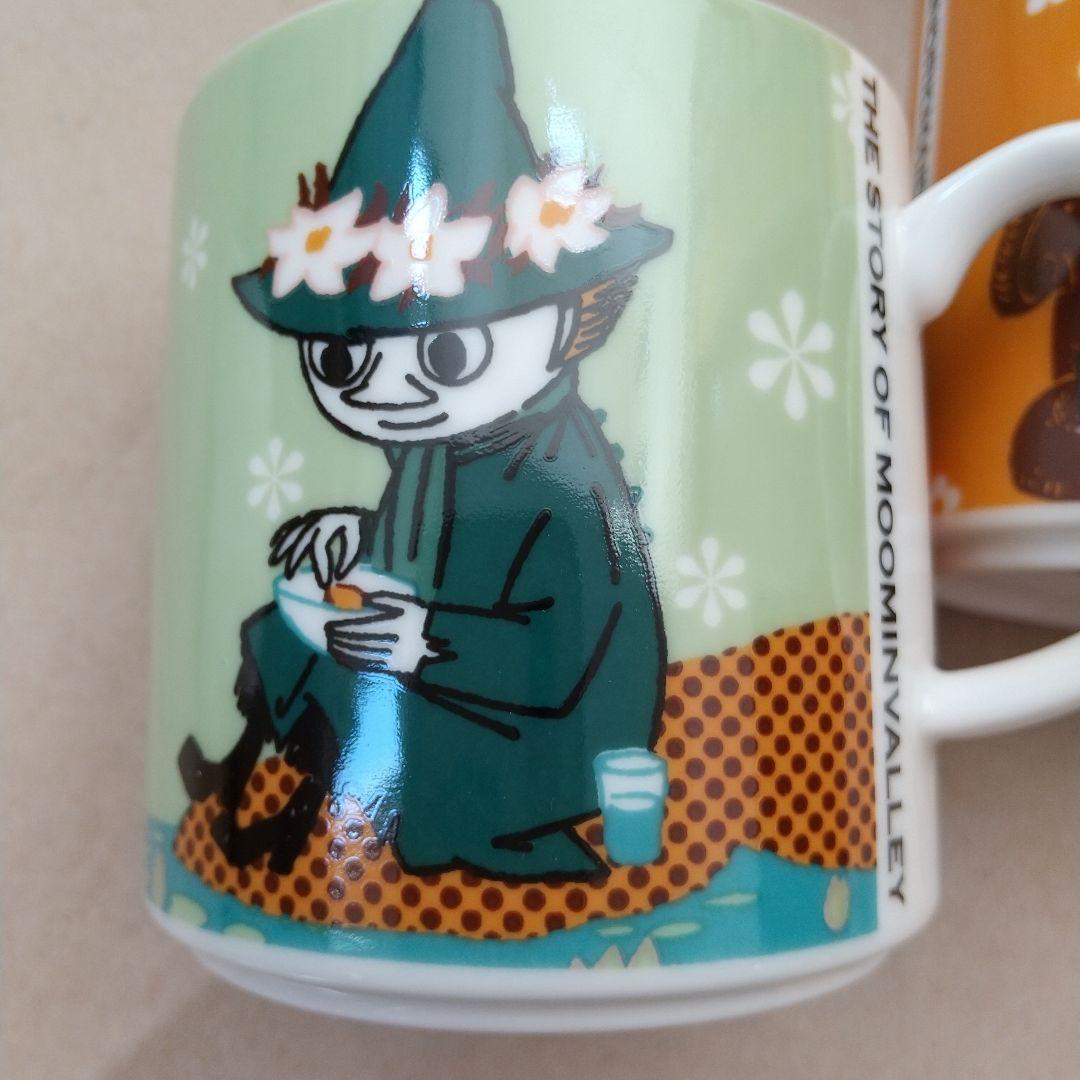 未使用 MOOMIN マグ カラーBox入り スナフキン ミイ フローレン２個組