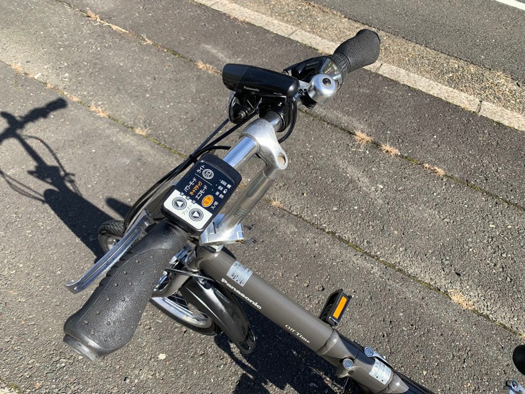 【動作確認済】送料無料Panasonic 折り畳み電動自転車Off Time