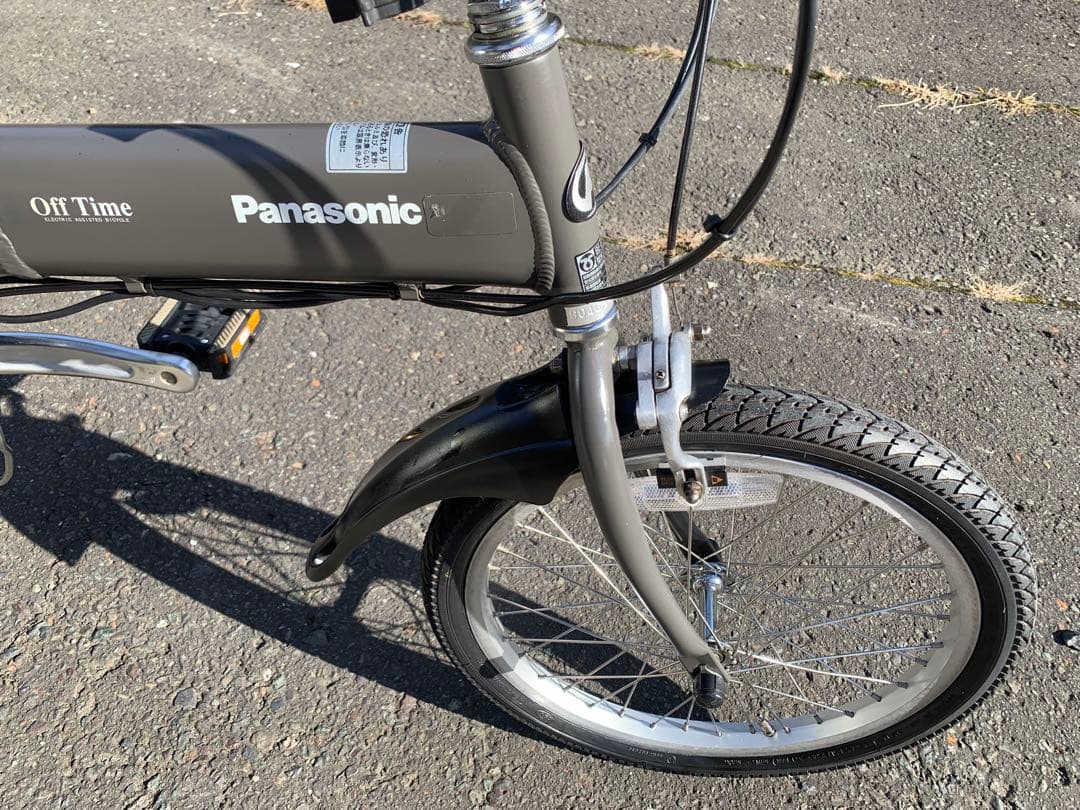 【動作確認済】送料無料Panasonic 折り畳み電動自転車Off Time